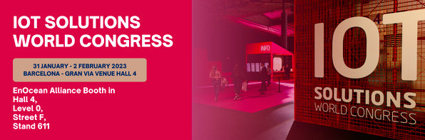 EnOcean Alliance at IoT Solutions World Congress 2023: Connectivity with Smart Sensor to Cloud Solutions